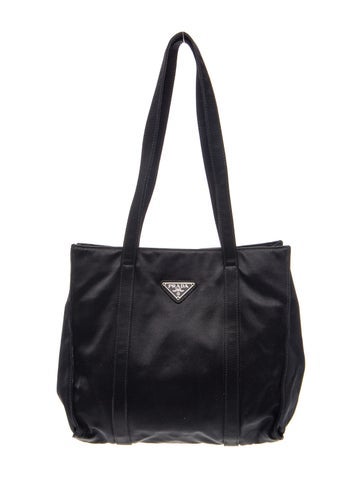 Prada Enameled Metal Triangle Shoulder Bag