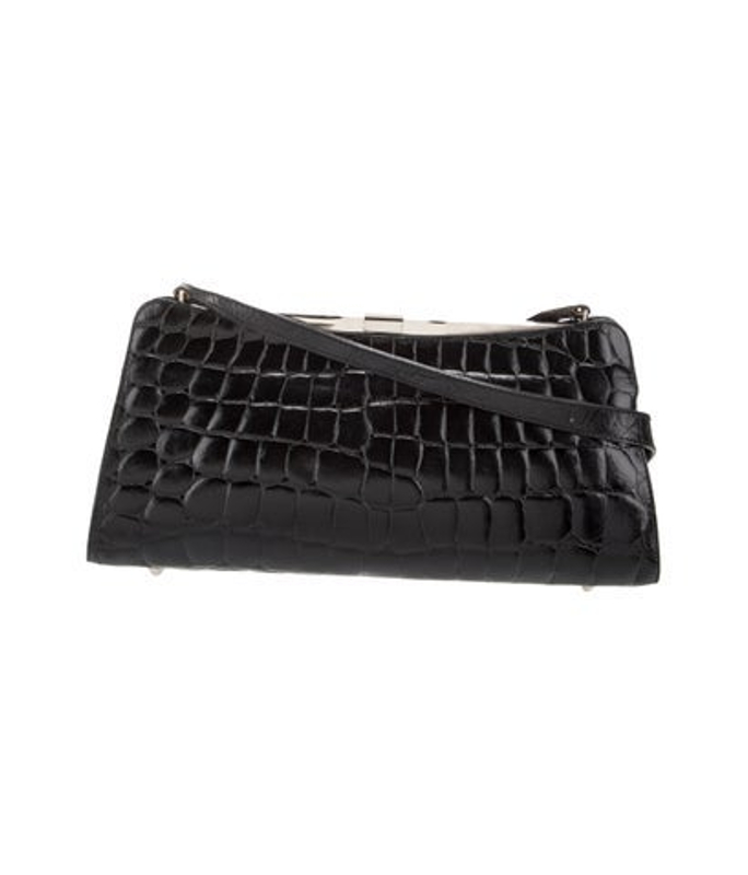 Furla Embossed Leather Shoulder Bag
