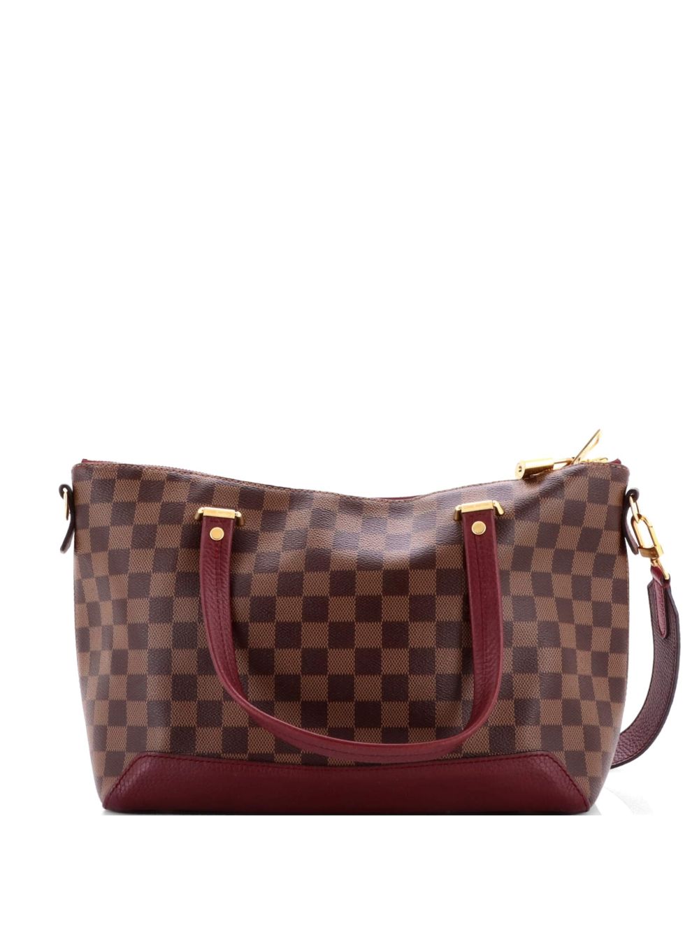 Hyde Park Handbag Damier with Leather satchel