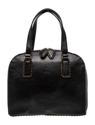 Valentino Leather Top Handle Bag