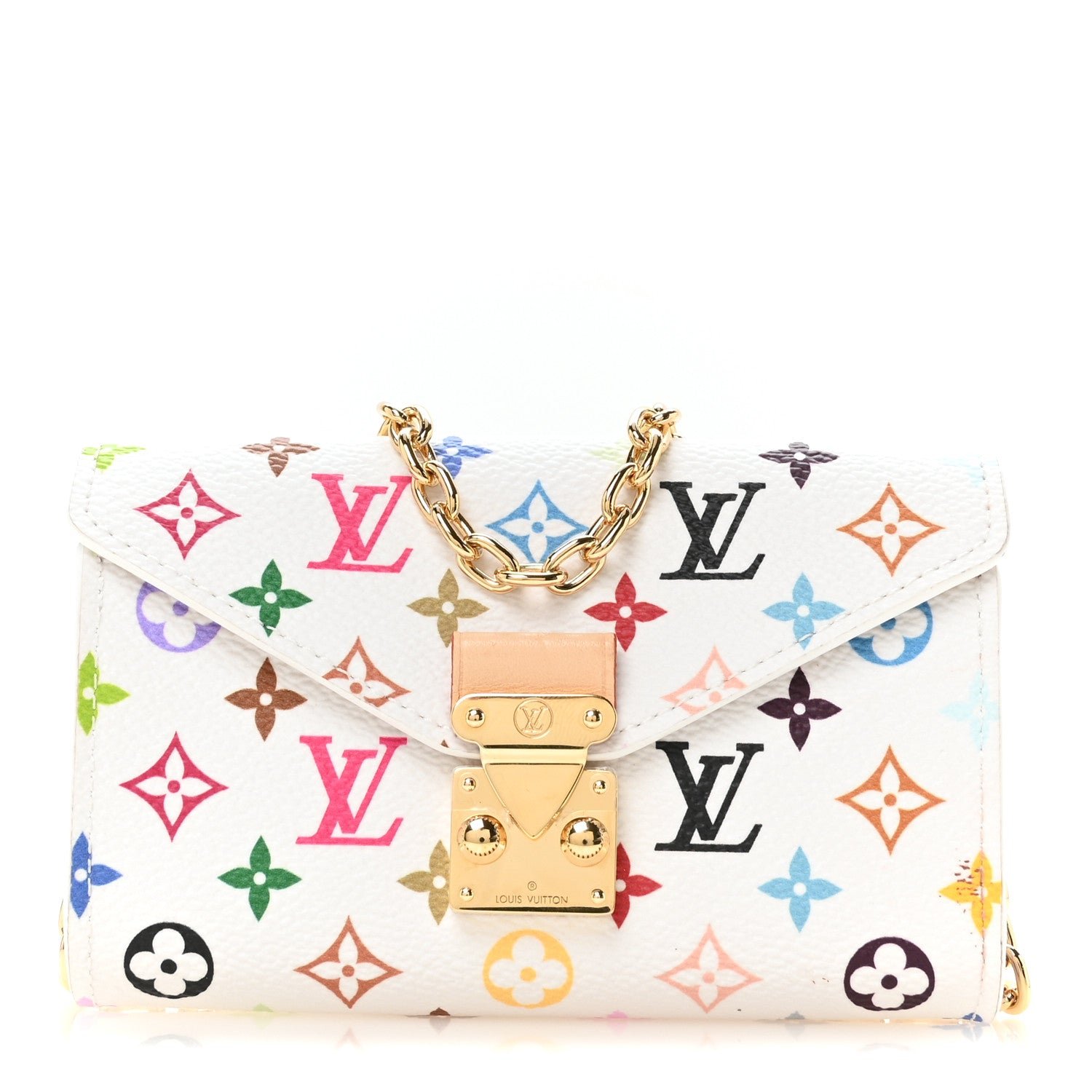 Louis Vuitton LV X TM Monogram Multicolor Pouch Metis Belt White