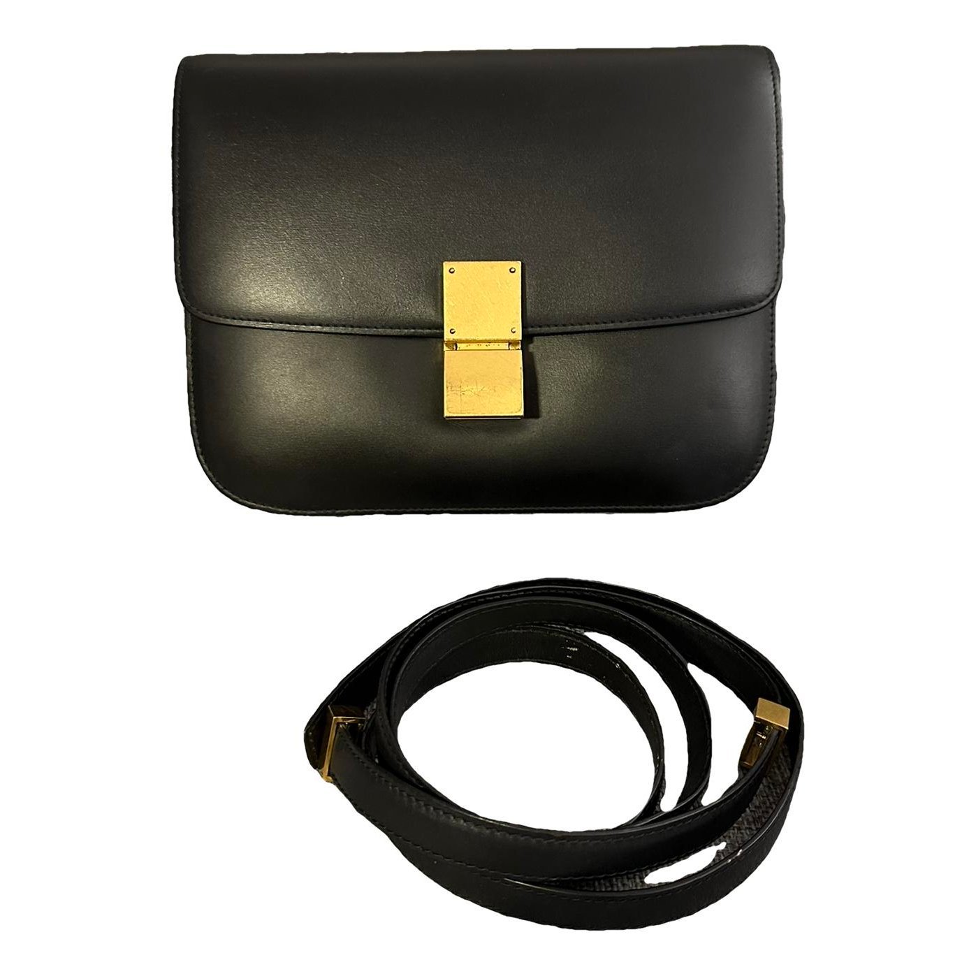 Classic leather crossbody bag