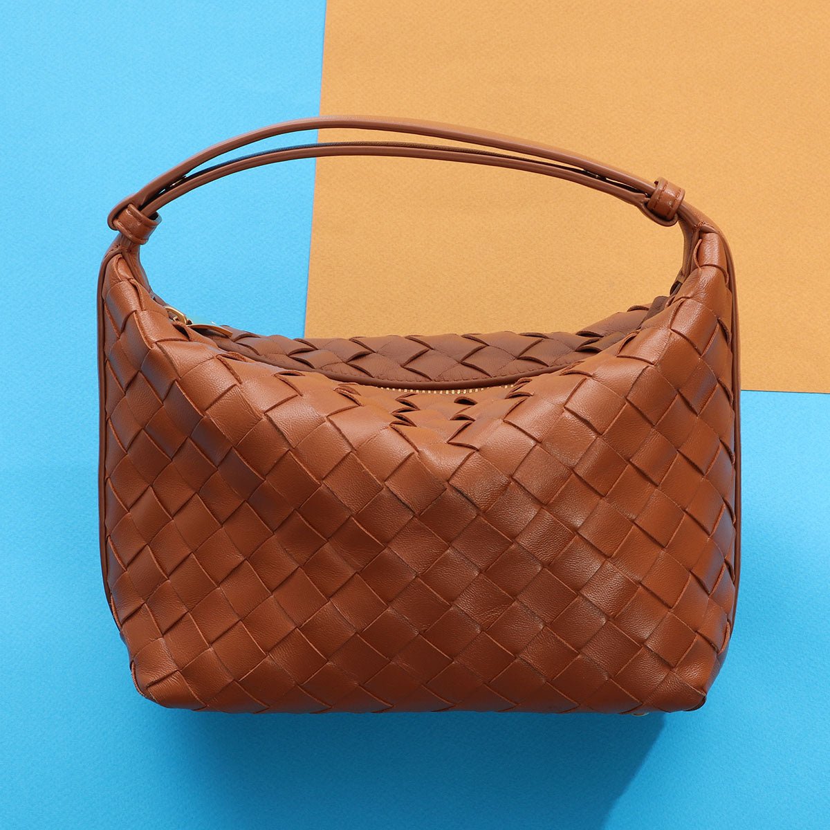 Bottega Veneta Bottega Mini Wood Intrecciato Wallace
