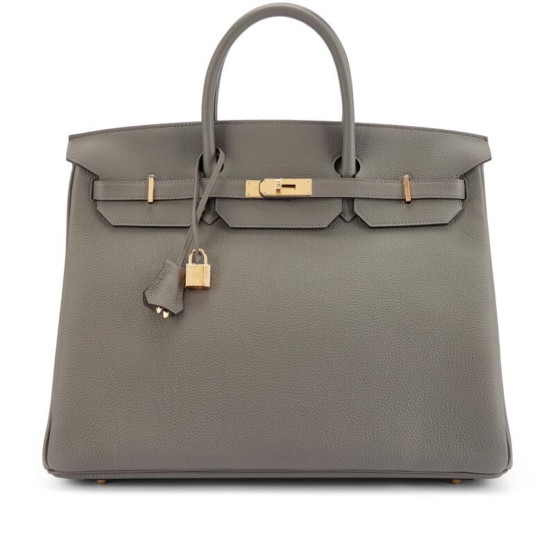 Gris Meyer Togo Birkin 40 Gold Hardware, 2025
