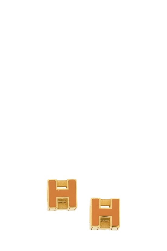 Orange Cage d'H Earrings