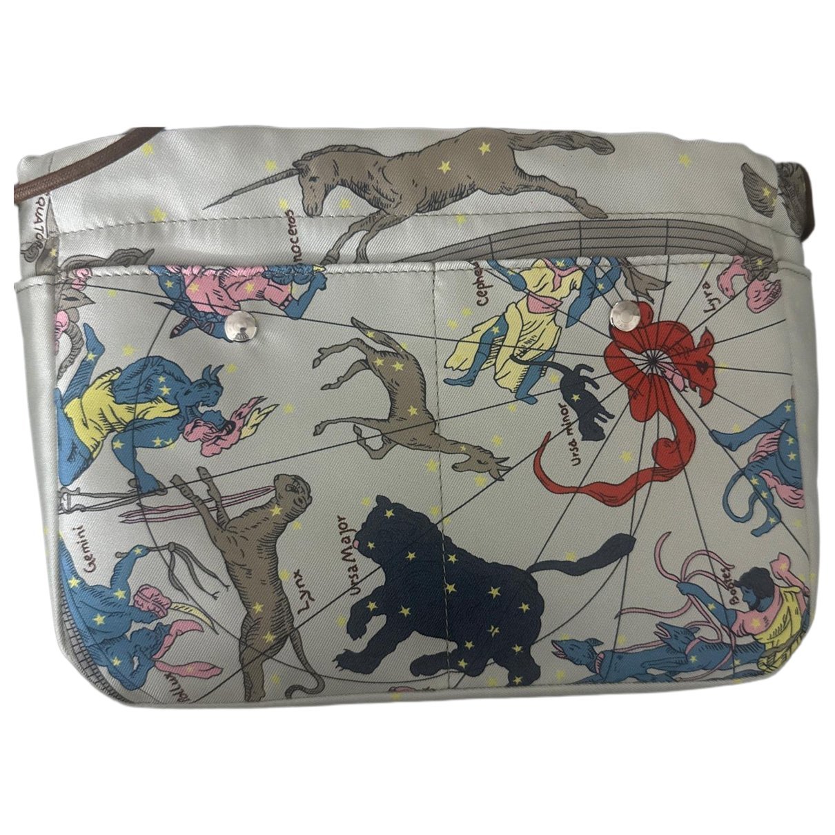 Silk clutch bag