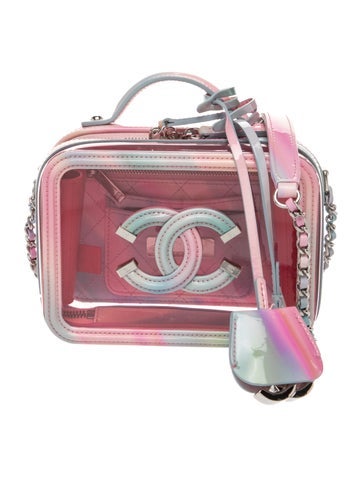 Small PVC Filigree Vanity Case