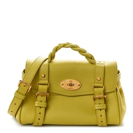 Mulberry Heavy Grain Mini Alexa Meadow Green