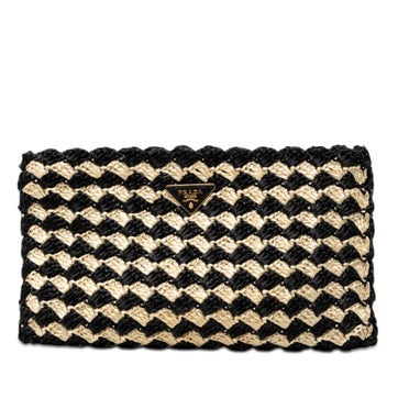 Raffia Crochet Clutch