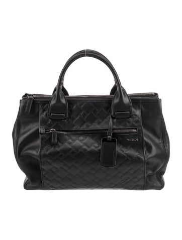 Tumi Leather Top Handle Bag