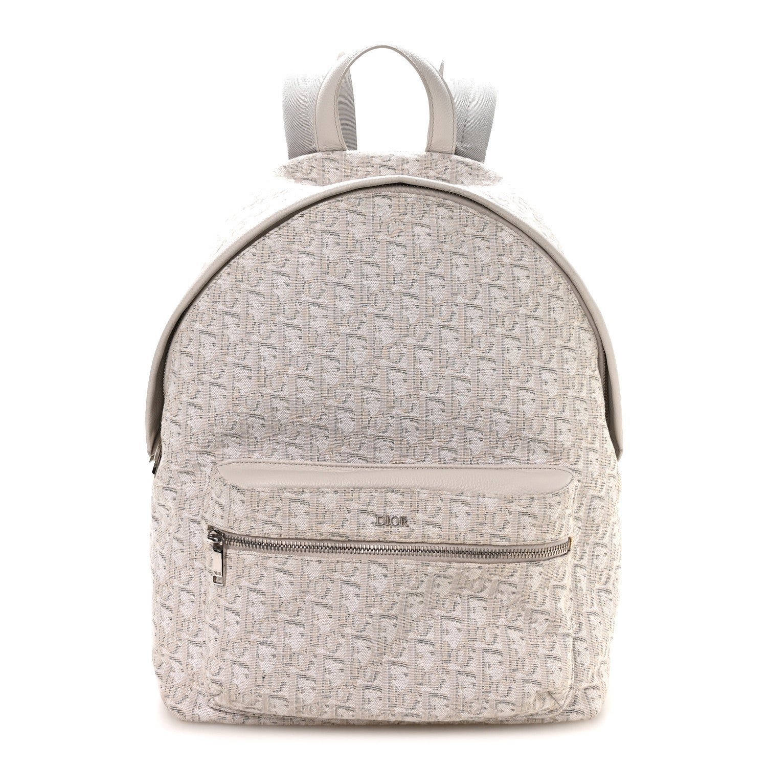 Christian Dior Oblique Calfskin Rider Backpack Beige