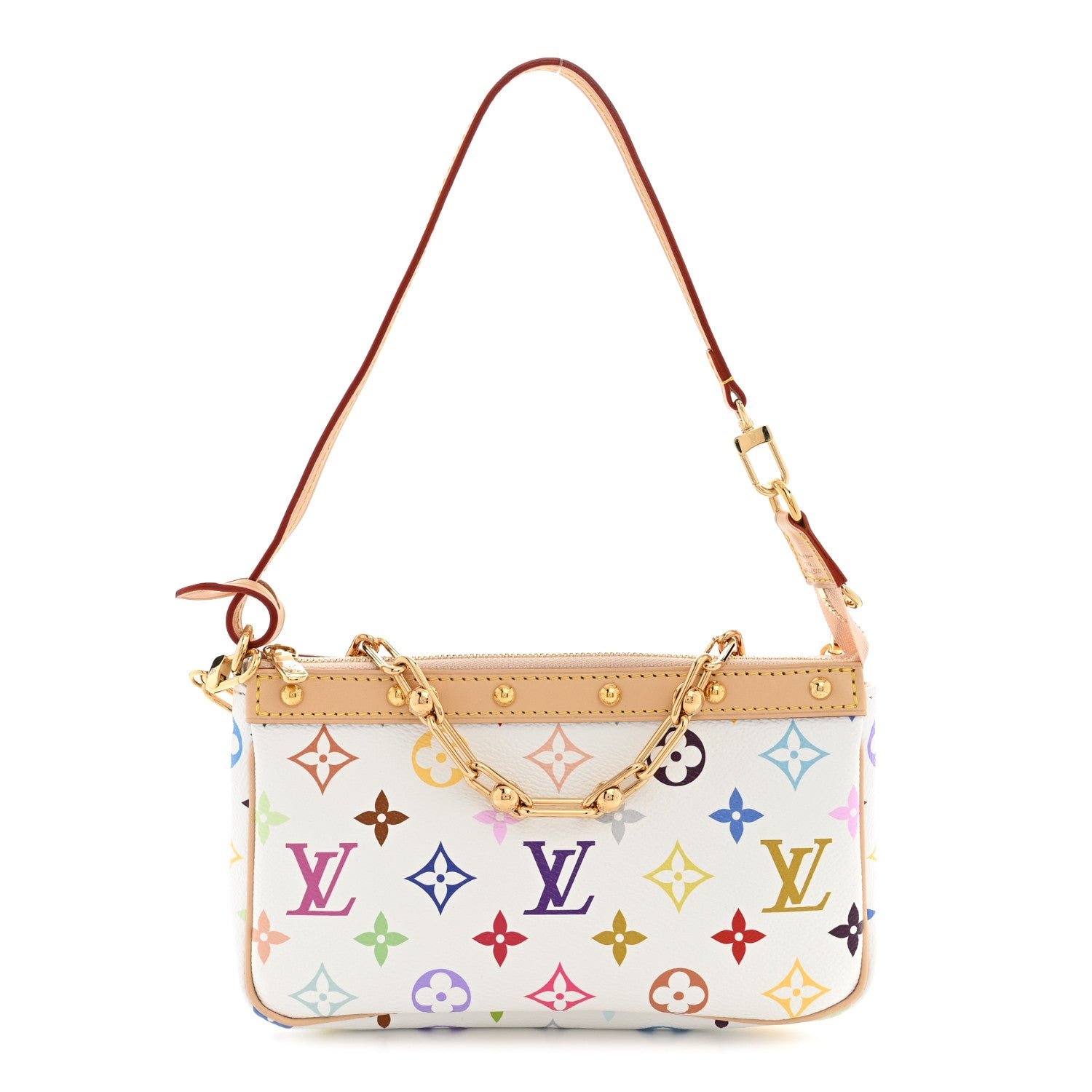 Louis Vuitton LV X TM Monogram Multicolor Pochette Accessories White