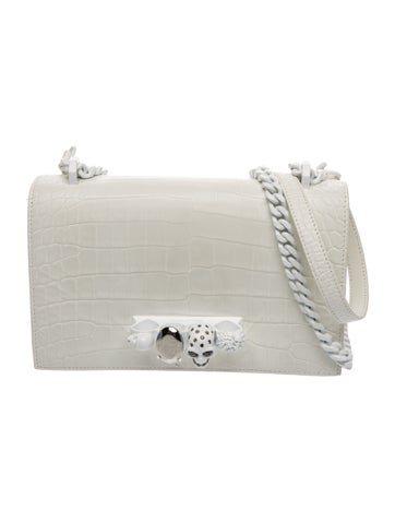 Embossed Leather Shoulder Bag
