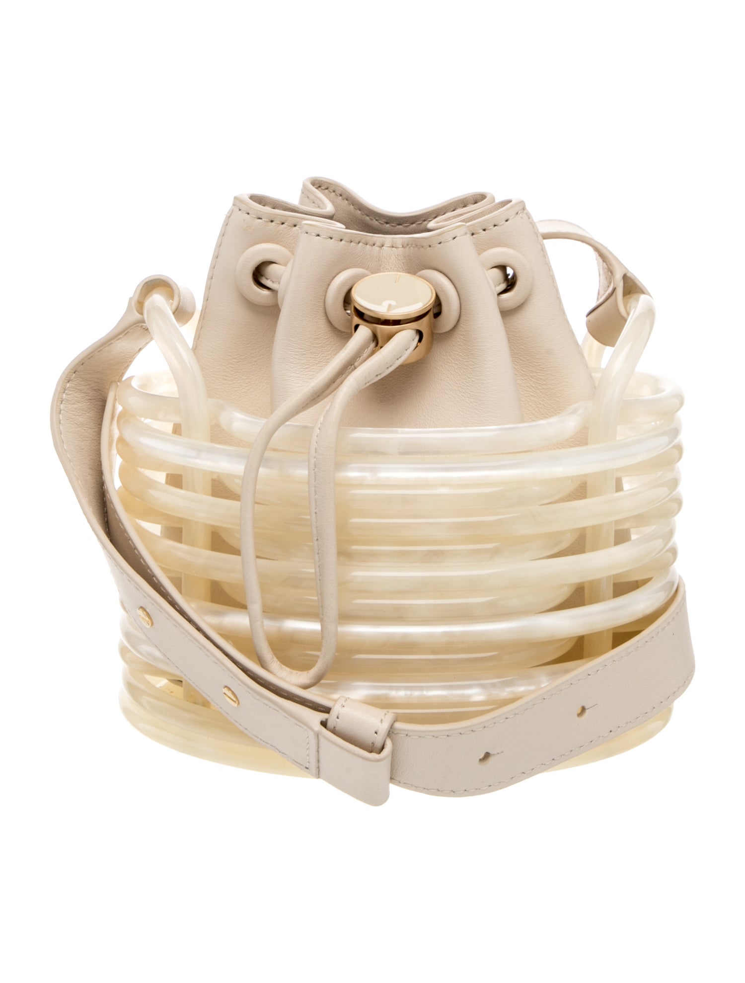 Leather Bucket Bag