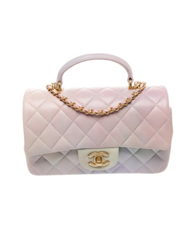 Chanel Ombre Rectangular Mini Top Handle Flap Bag