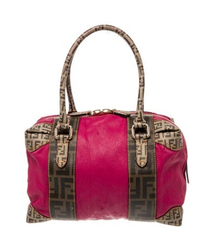 Fendi Zucca Ff Top Handle Bag Small Vintage
