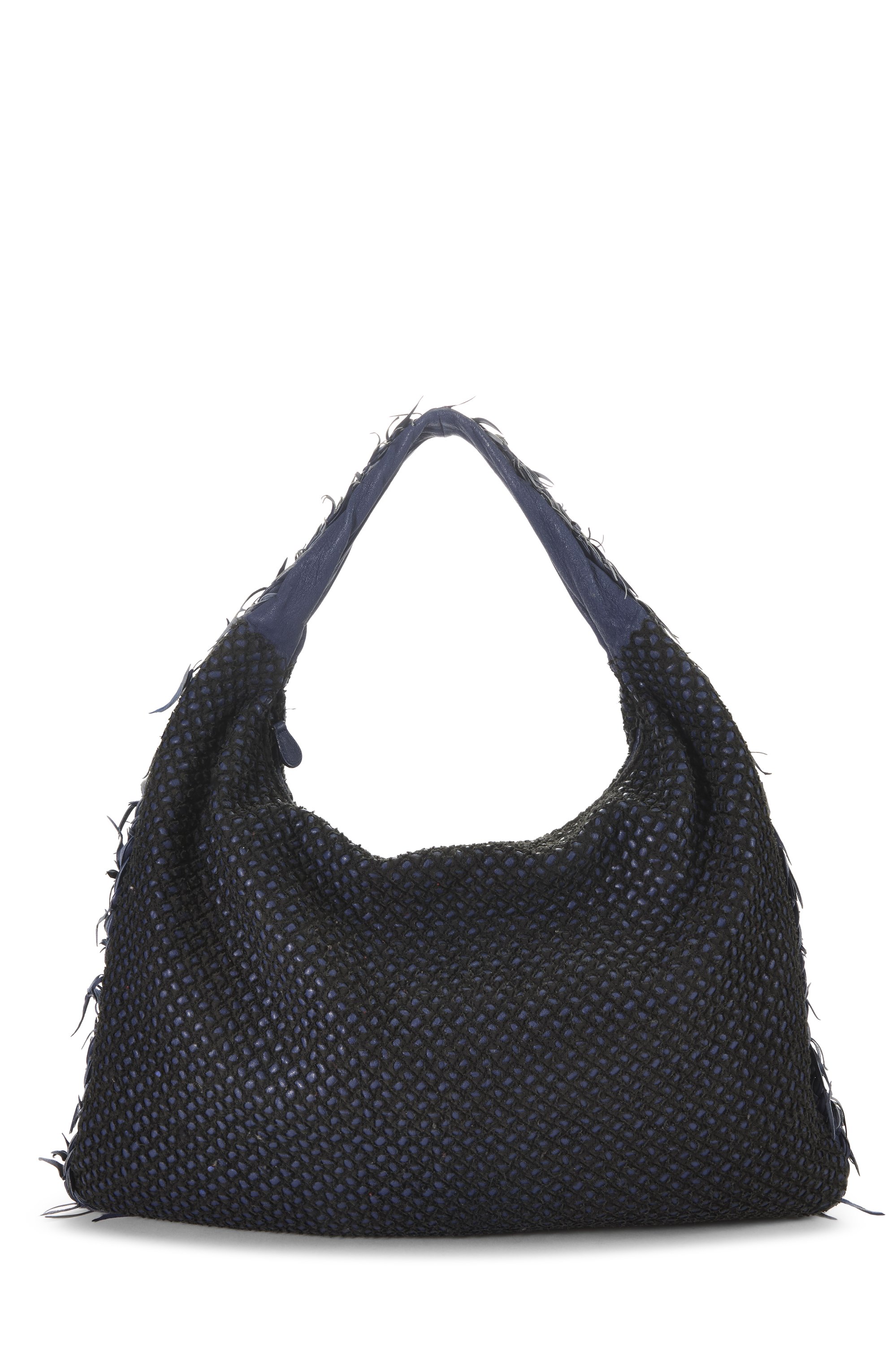 Bottega Veneta Blue Intrecciato Ponza Veneta Hobo Large