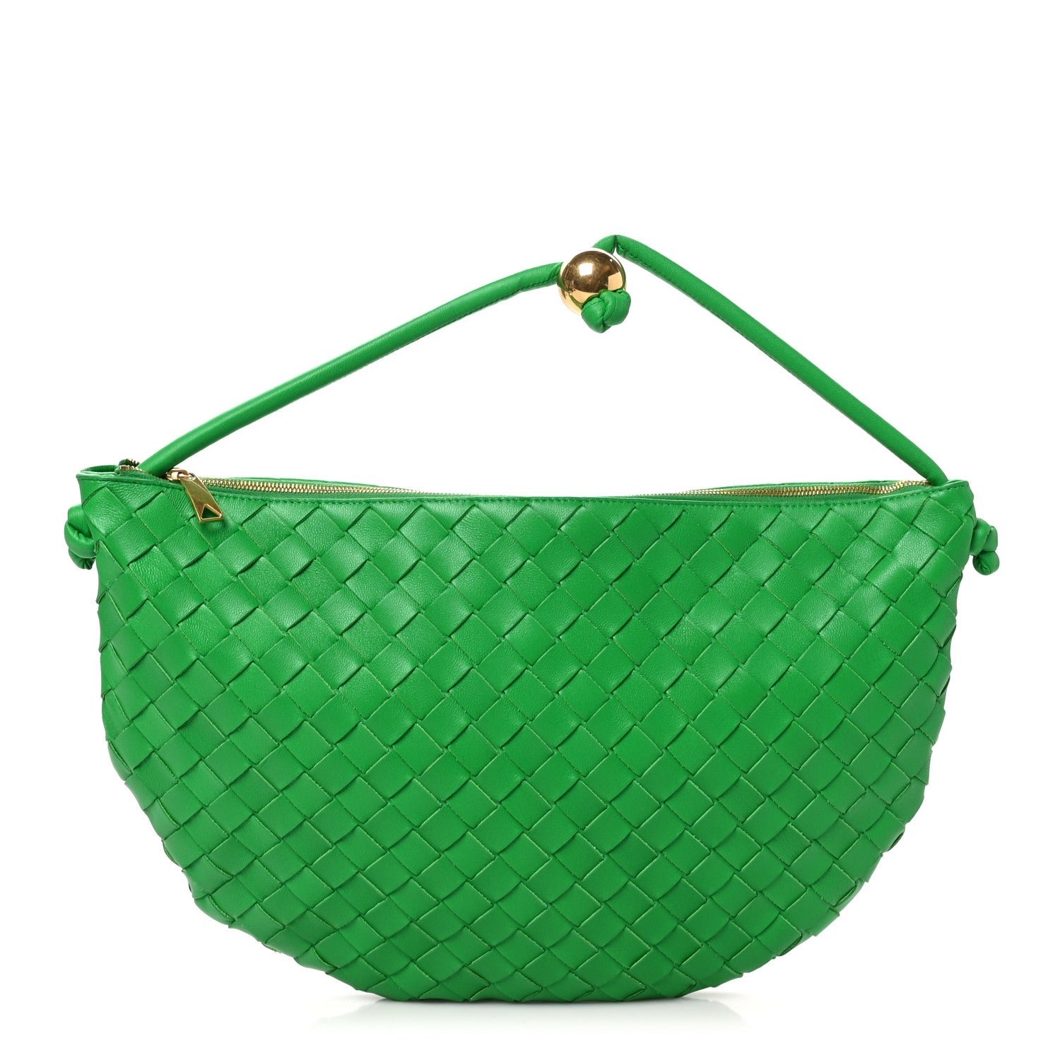 Bottega Veneta Bottega Veneta Nappa Intrecciato Medium Turn Pouch Parakeet