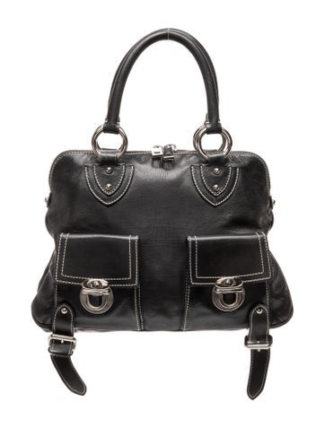 Leather Top Handle Bag
