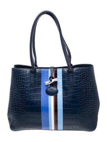Embossed Leather Tote