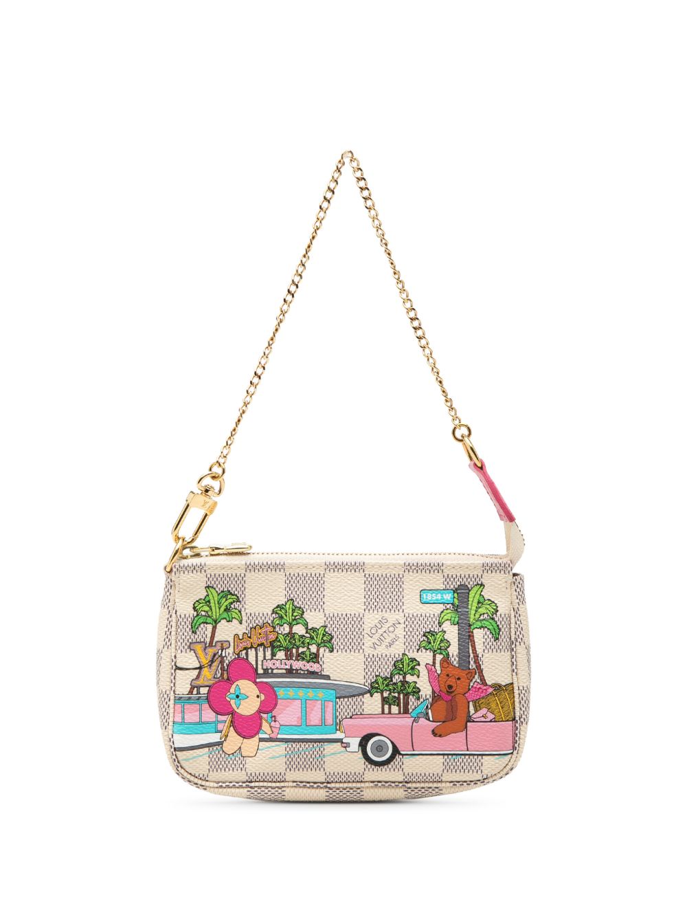2021 Damier Azur Animation Hollywood Mini Pochette Accessoires handbag