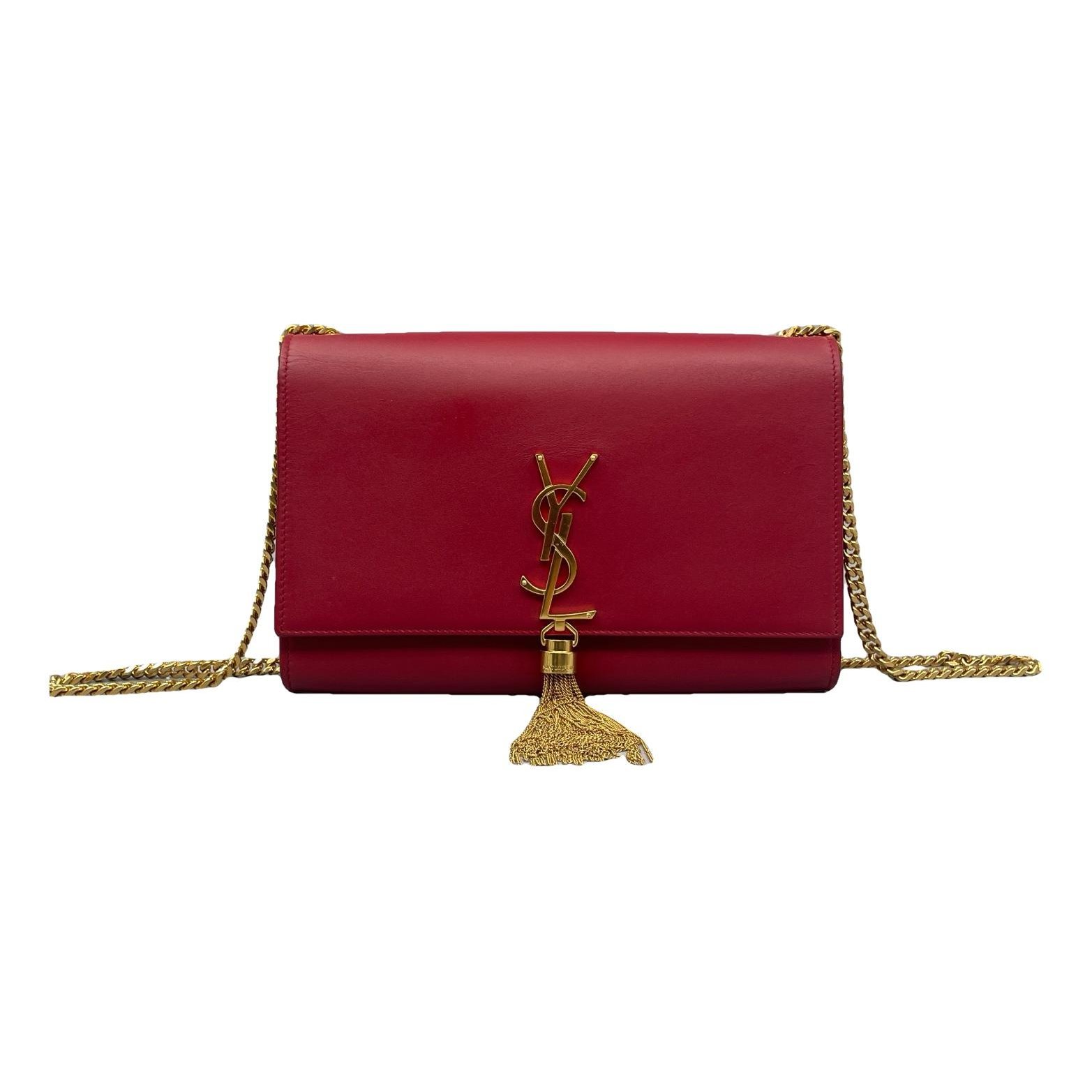 Pompom Kate leather crossbody bag
