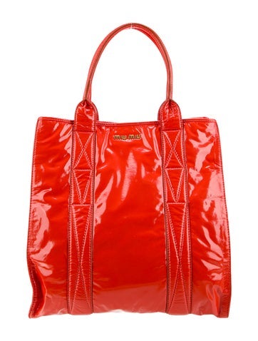 Miu Miu Patent Leather Tote