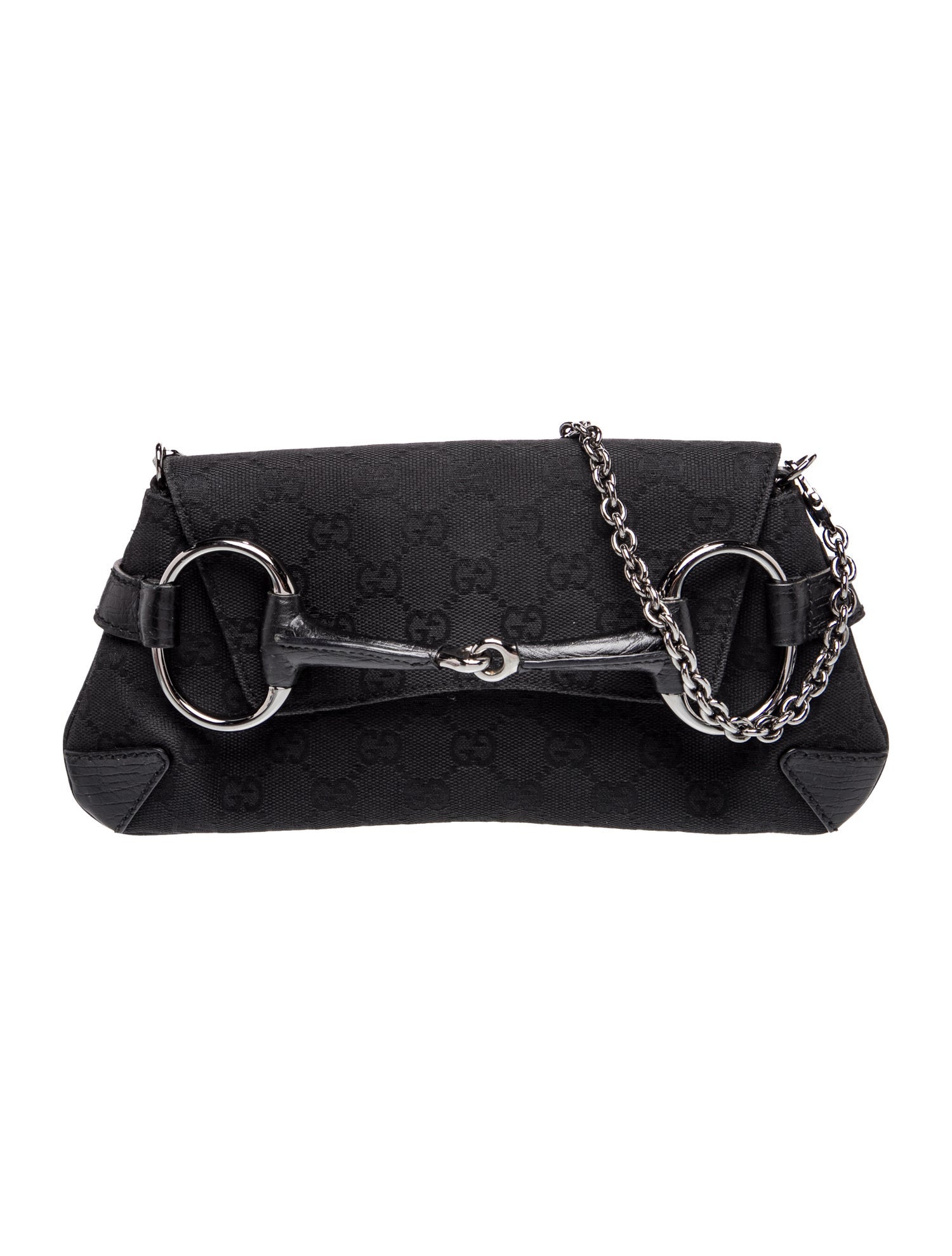 GG Canvas Horsebit Chain