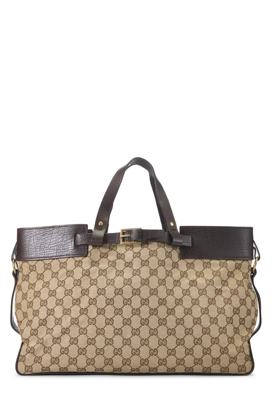 Original GG Canvas Buckle Tote Large