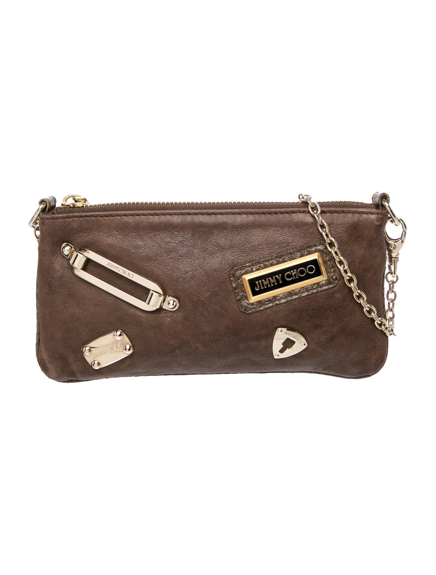 Jimmy Choo Leather Clutch