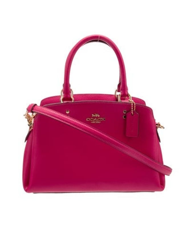 Coach Saffiano Leather Top Handle Bag