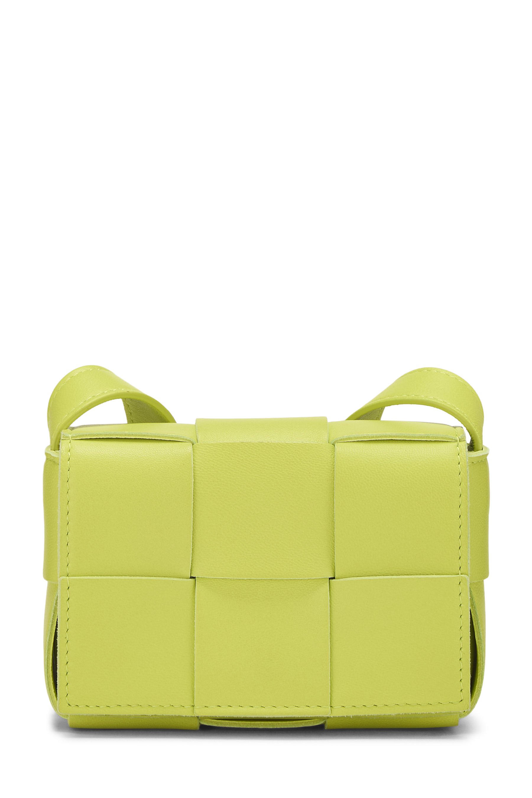 Bottega Veneta Green Maxi Intrecciato Candy Cassette Crossbody