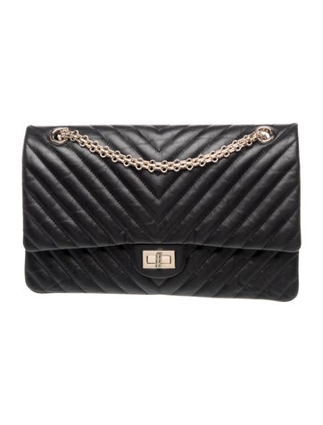 Chevron Reissue 225 Double Flap Bag