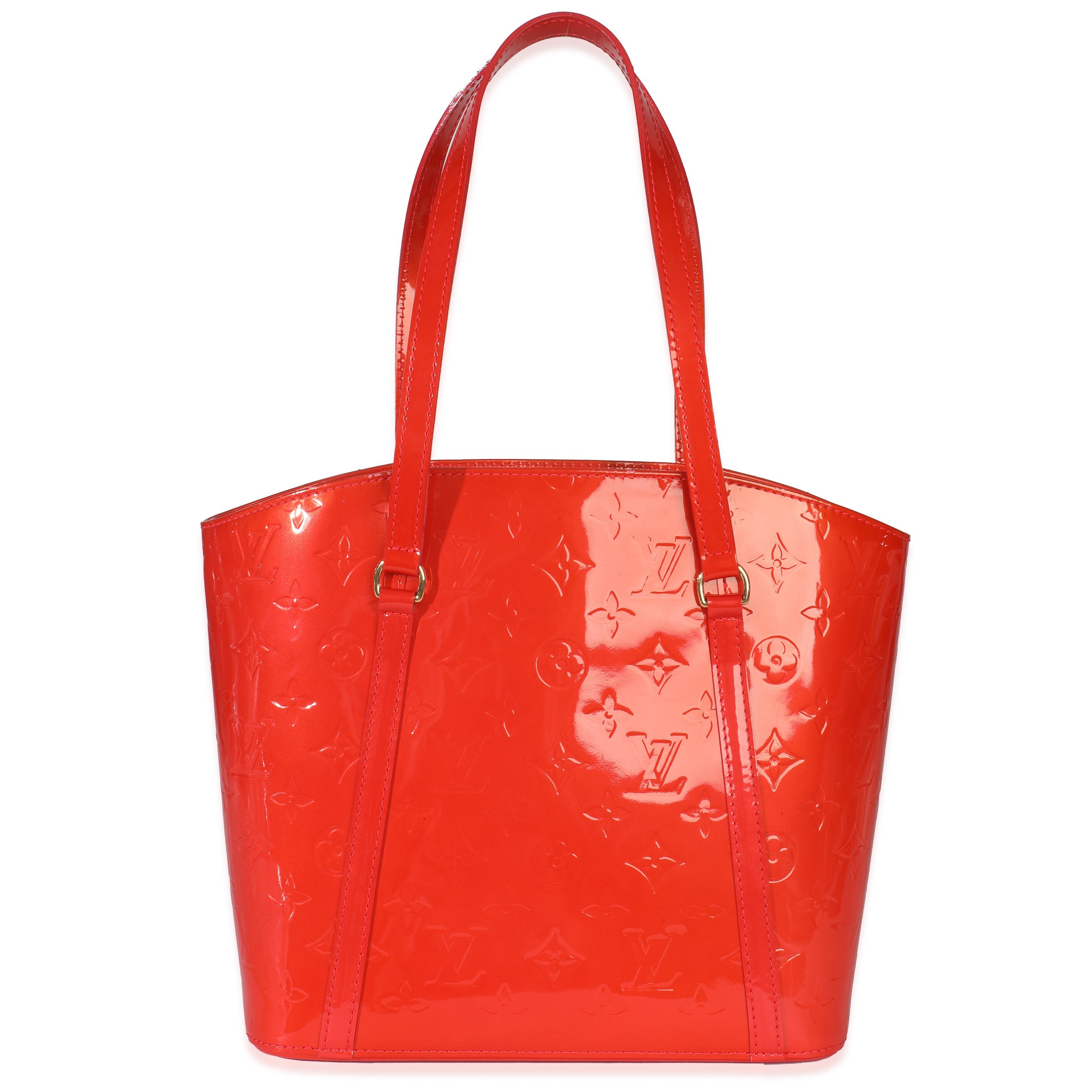 Louis Vuitton Rouge Grenadine Monogram Vernis Avalon MM