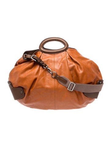 Leather Top Handle Bag