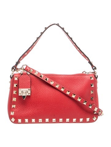 Valentino Rockstud Top Handle Bag