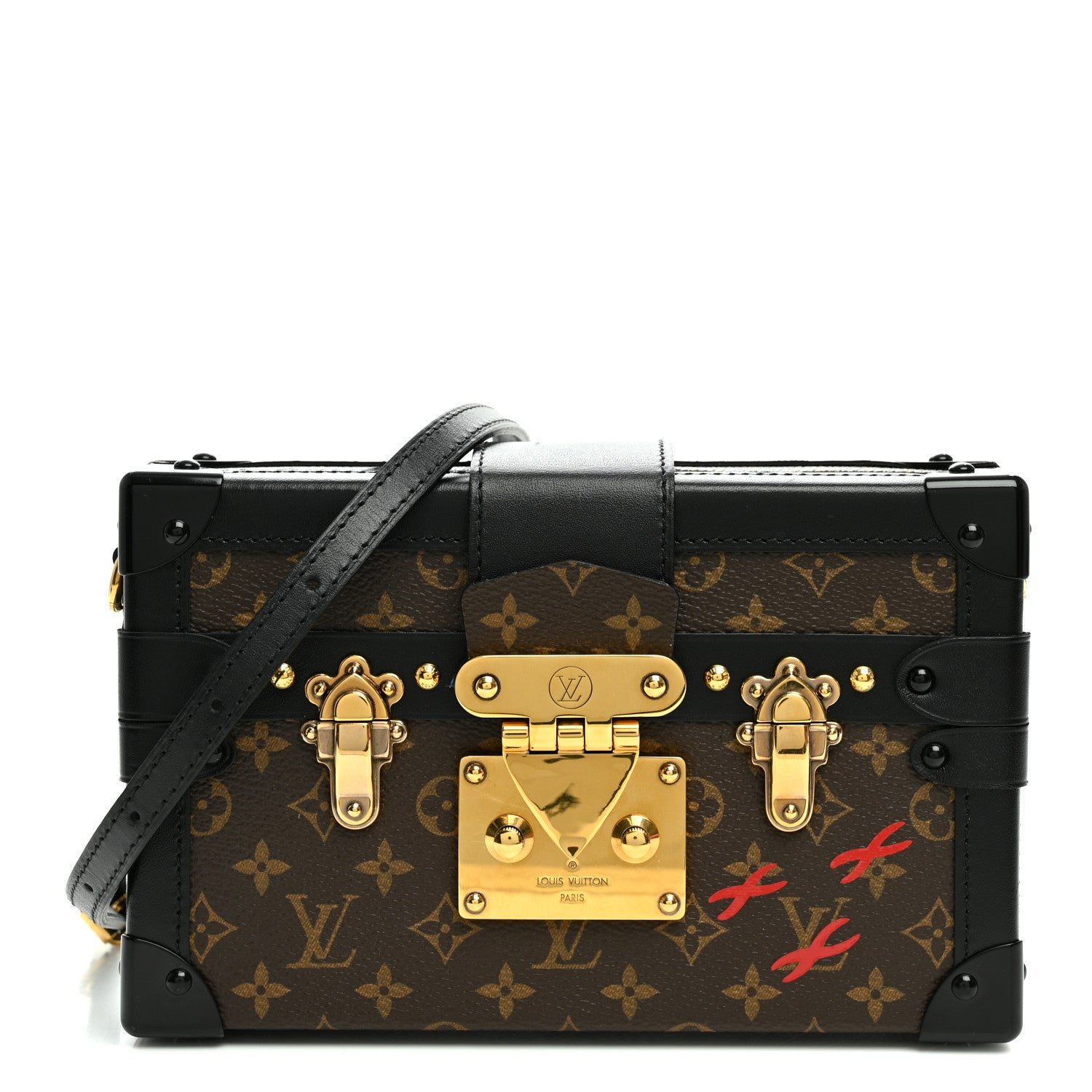 Louis Vuitton Monogram Petite Malle Black