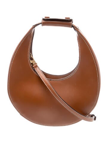 Staud Leather Top Handle Bag