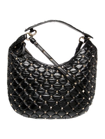Rockstud Spike Top Handle Bag