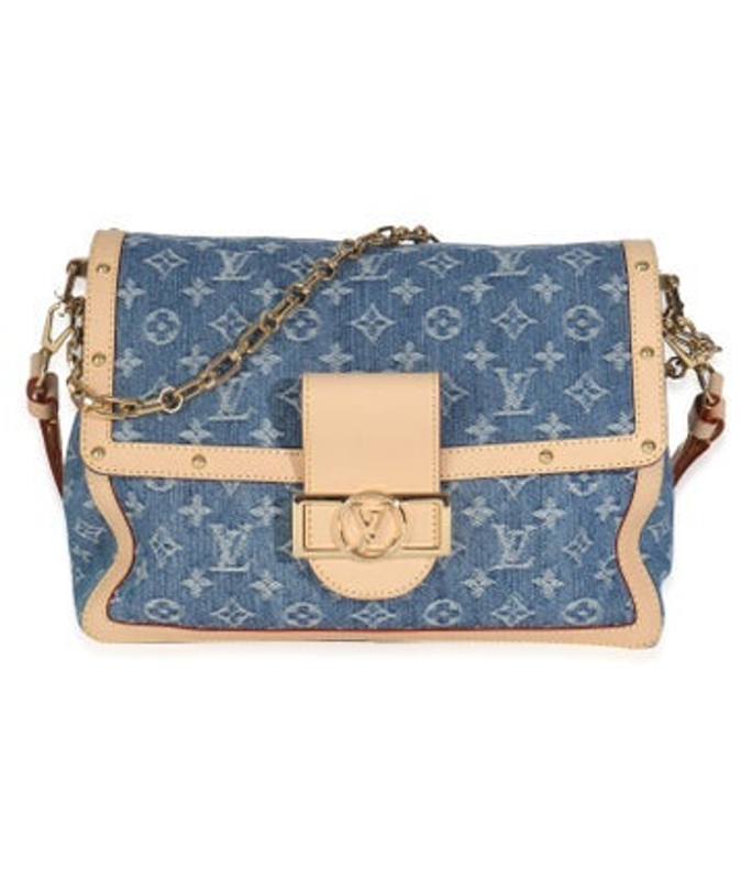 Louis Vuitton Vuitton Monogram Denim Soft Dauphine Gm