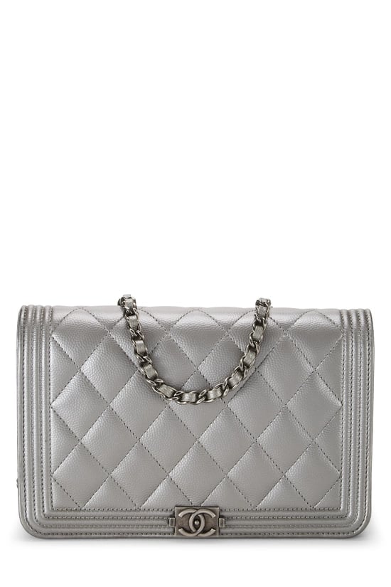 Silver Caviar Boy Wallet on Chain (WOC)