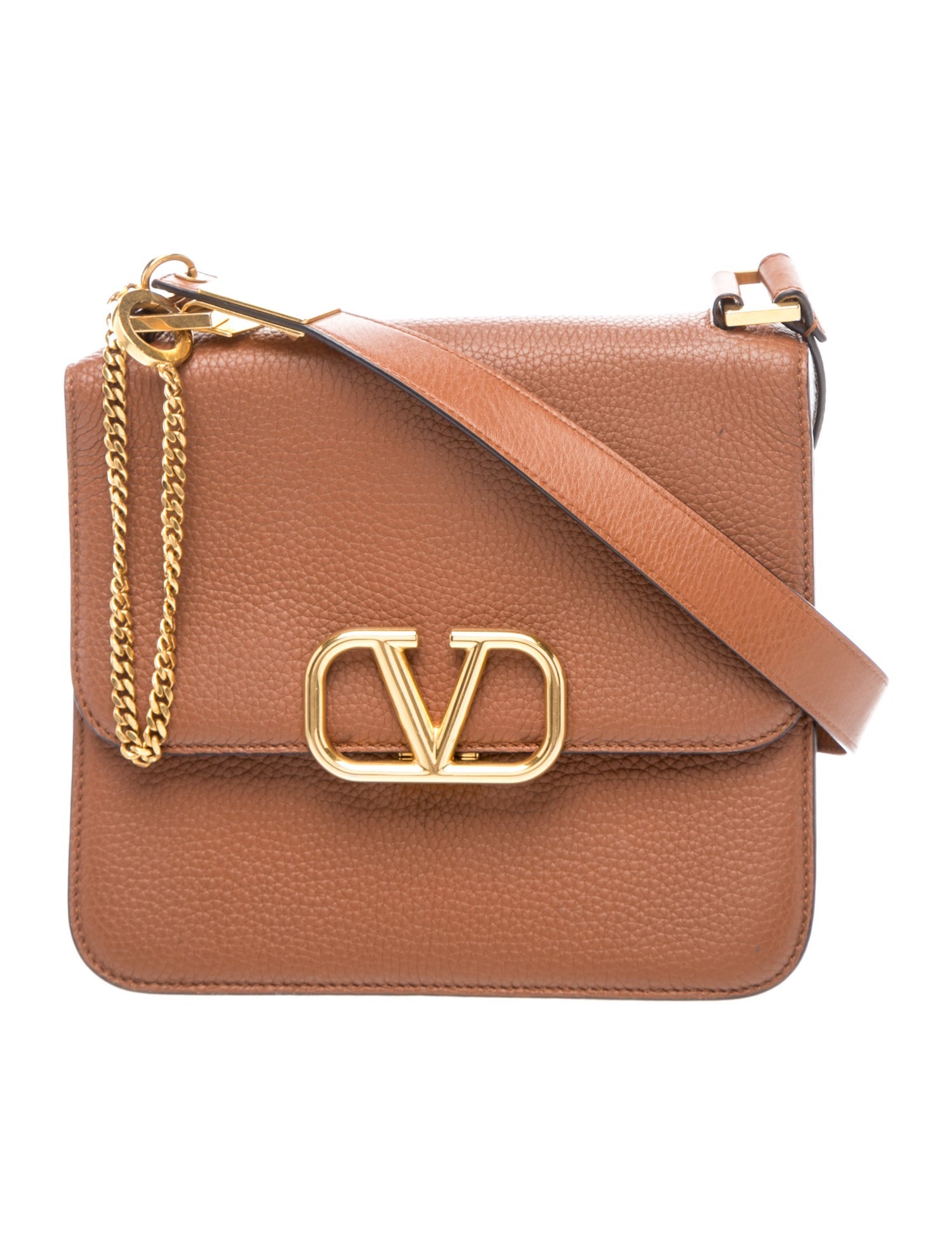 Leather VSLING Shoulder Bag Small