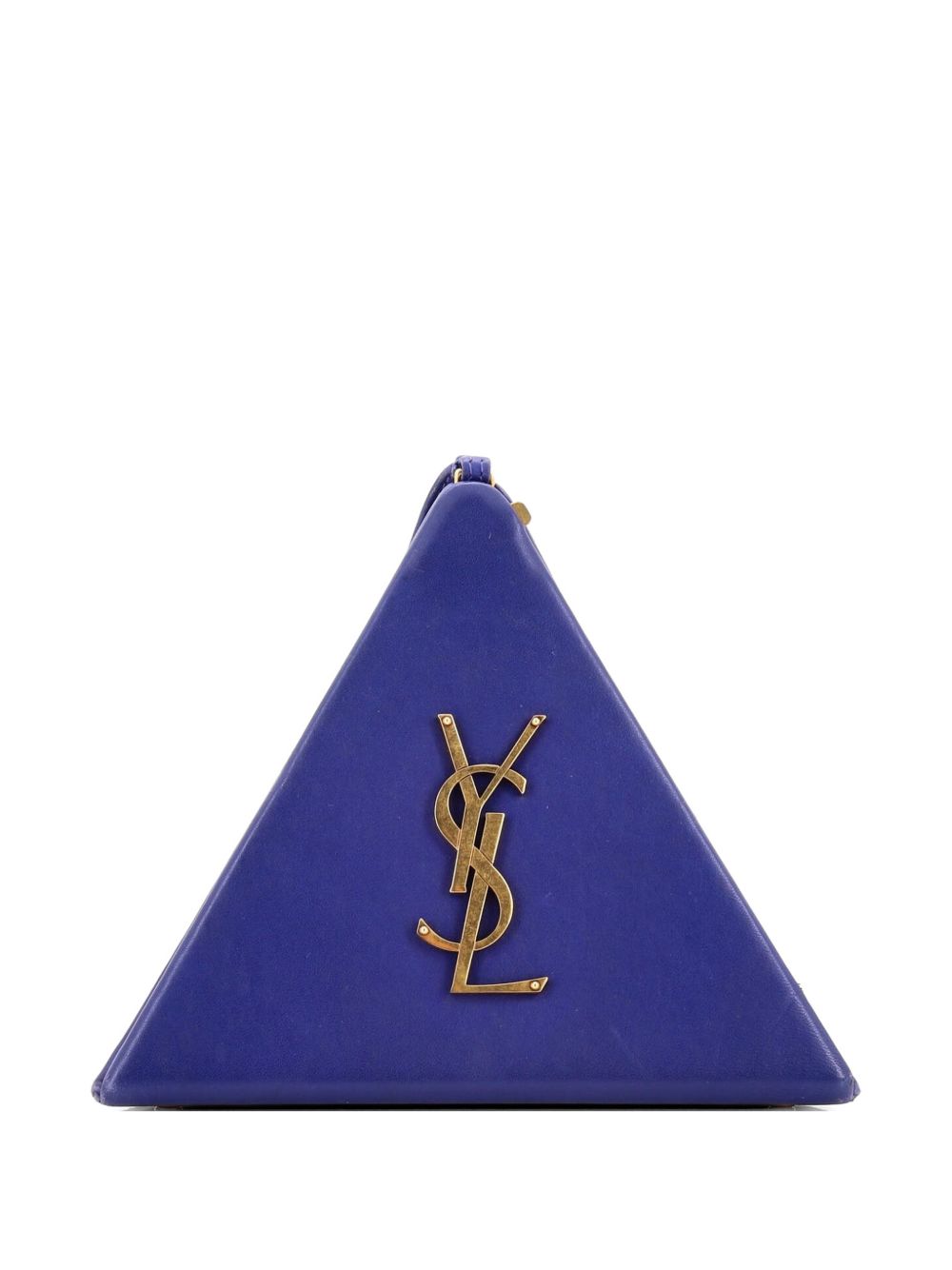 Pyramid Box Bag Leather Small clutch bag