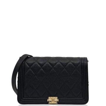 Calfskin Boy Wallet On Chain Mini