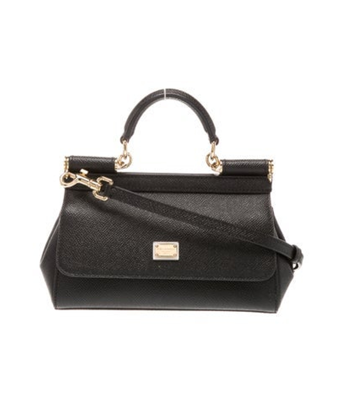 Dolce & Gabbana Gabbana Saffiano Leather Top Handle Bag