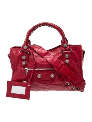 Leather Top Handle Bag