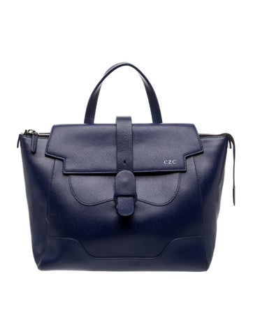 Senreve Leather Top Handle Bag