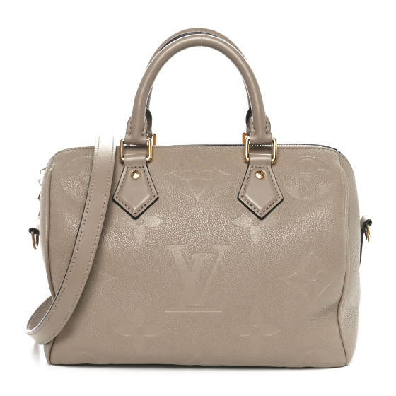 Louis Vuitton Empreinte Monogram Giant Speedy Bandouliere 25 Tourterelle