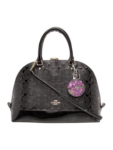 Coach Leather Top Handle Bag
