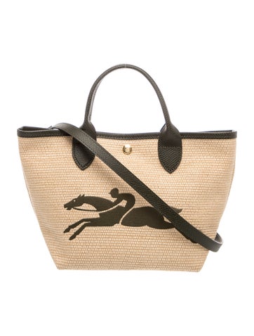 Raffia Top Handle Bag